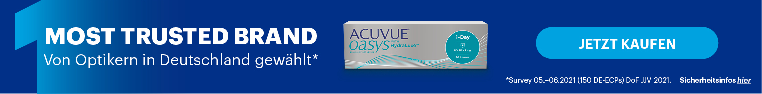 Acuvue Oasys - Most Trusted Brand
